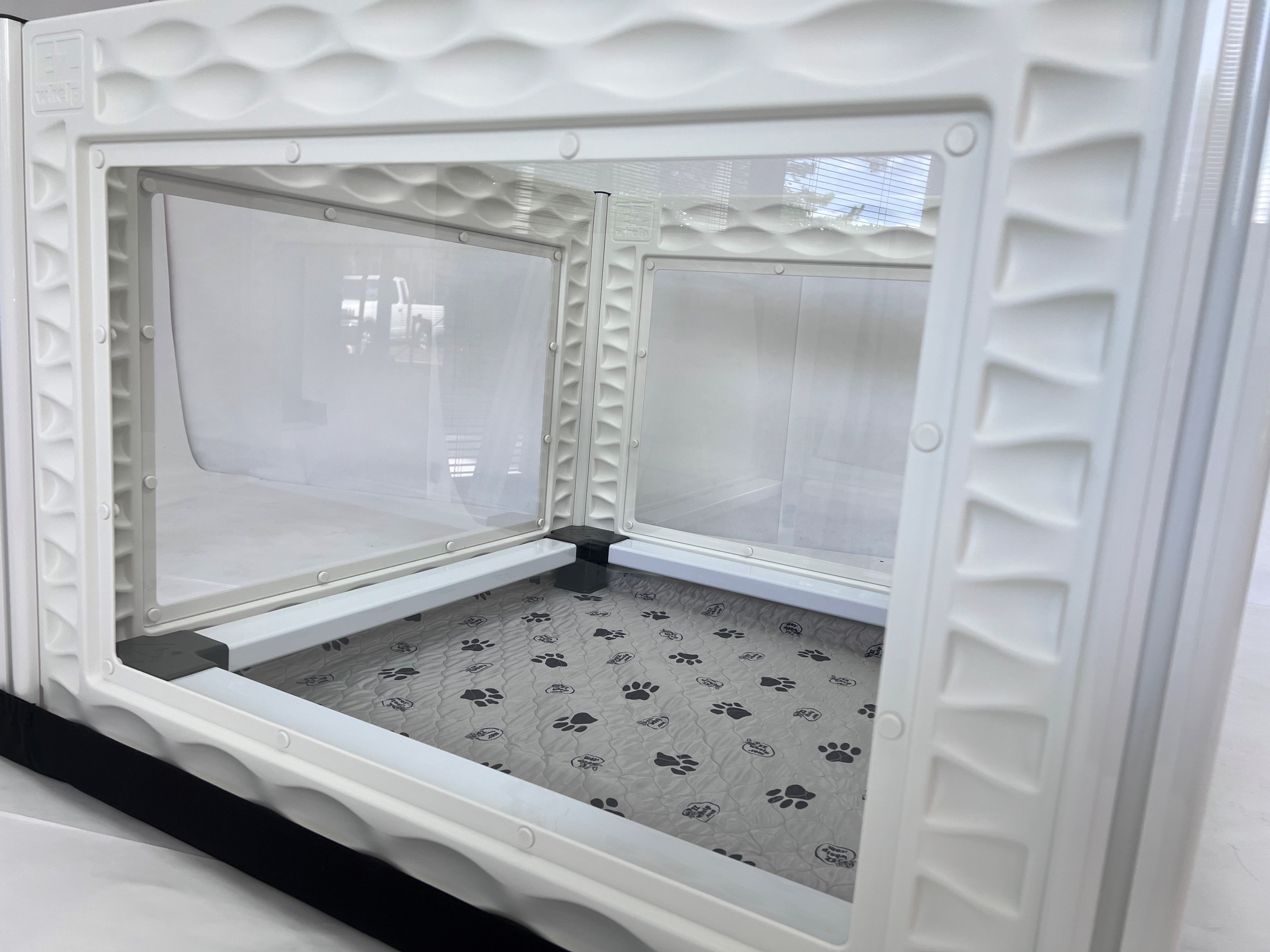 EZclassic TALL Windowed Whelping Box Set w/Rail Assembly