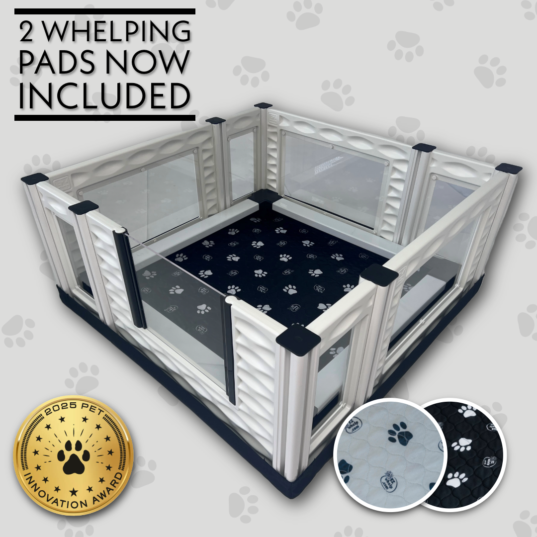EZclassic Windowed Whelping Box Set w/Rail Assembly