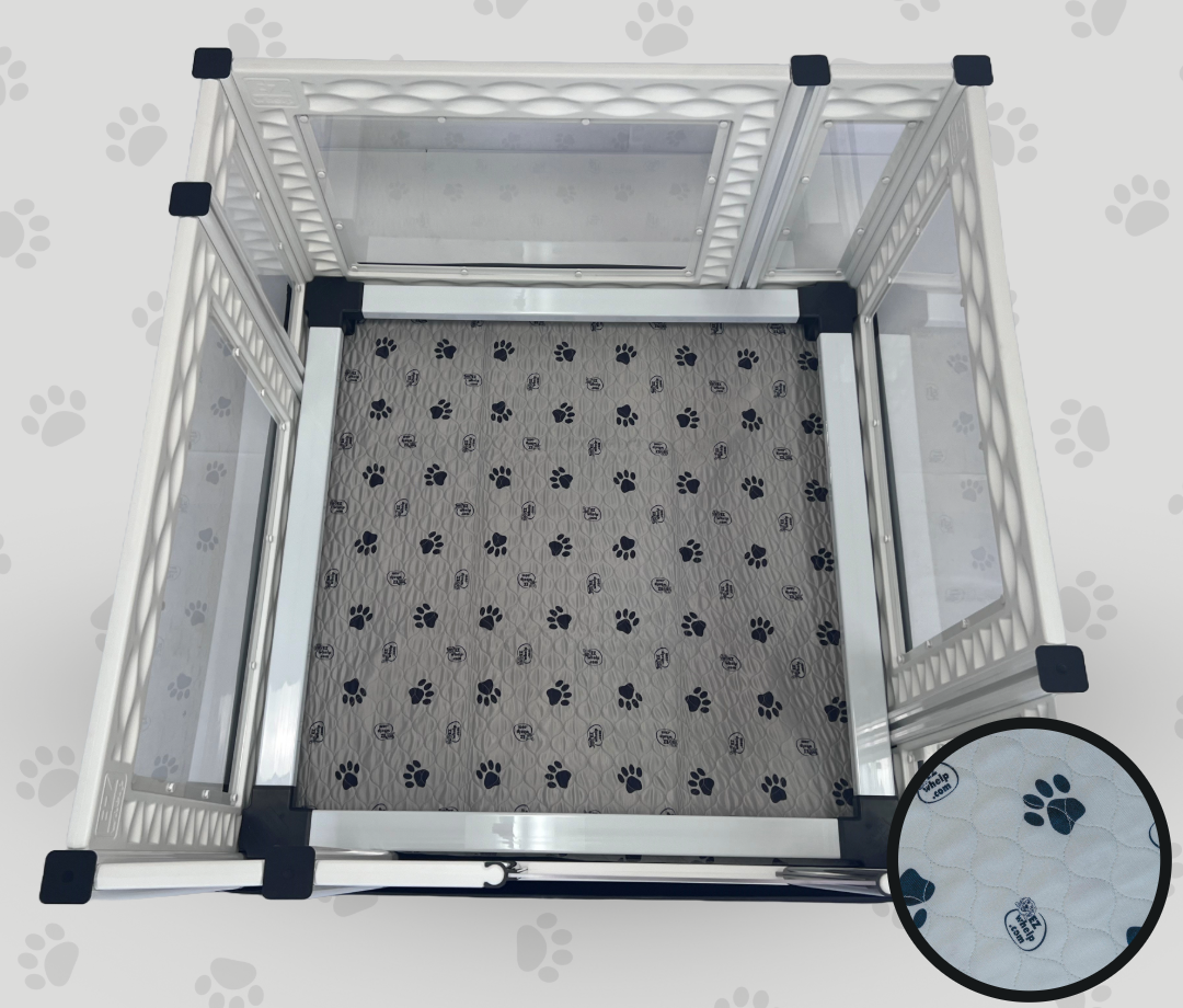 EZclassic TALL Windowed Whelping Box Set w/Rail Assembly