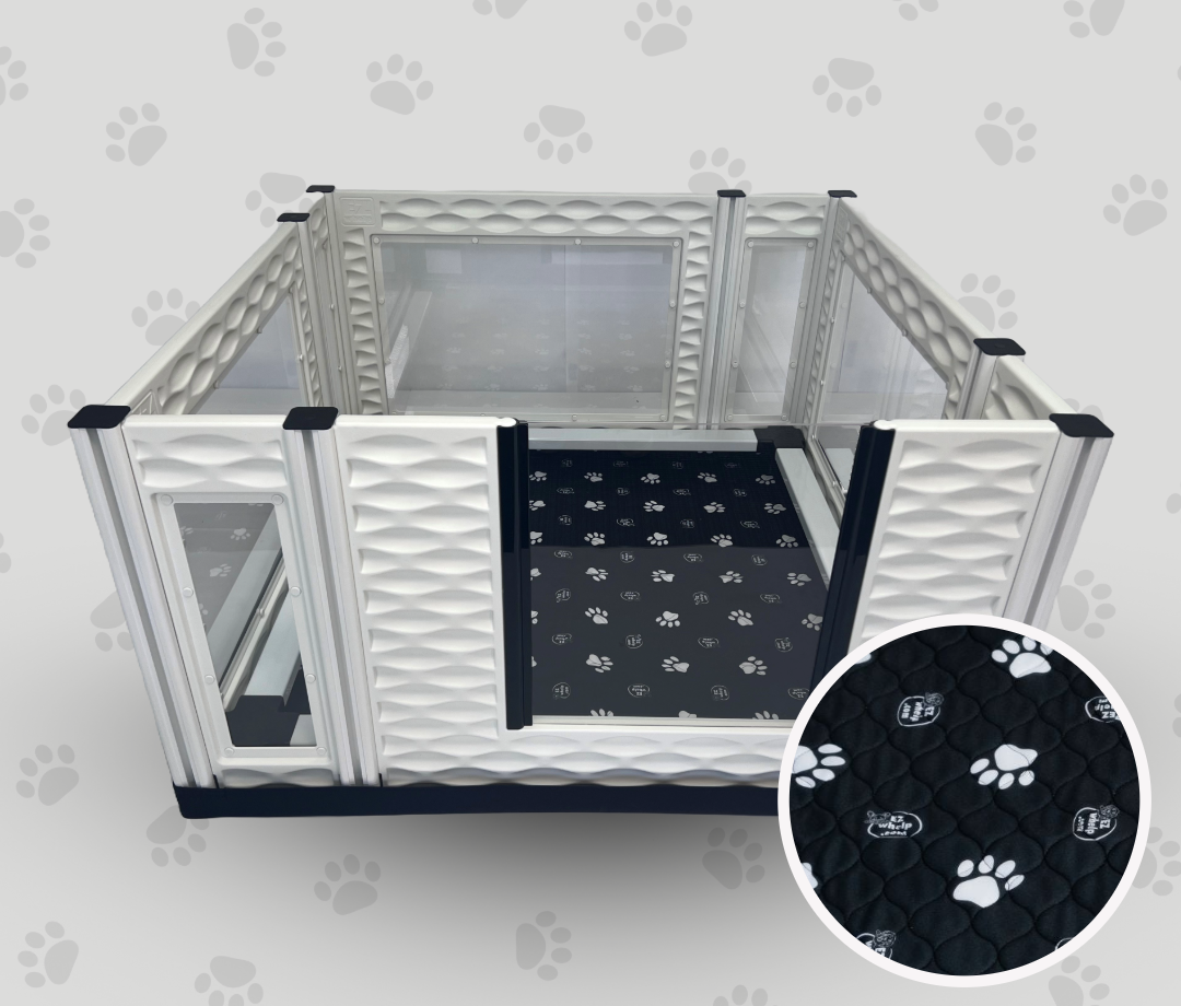 EZclassic TALL Windowed Whelping Box Set w/Rail Assembly