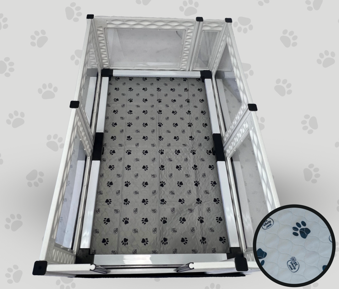 EZclassic TALL Windowed Whelping Box Set w/Rail Assembly