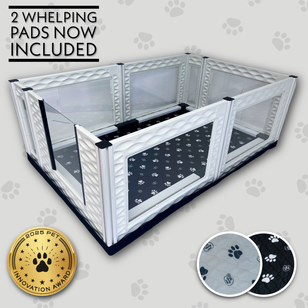 EZclassic TALL Windowed Whelping Box Set w/Rail Assembly