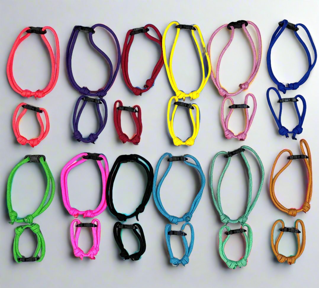 12Pcs Soft Puppy Collars - Adjustable Newborn Dog & Cat ID Collars With Bells (22-36.5cm Neck)