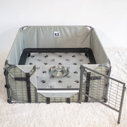 Dog Bowl In Whelping Box
