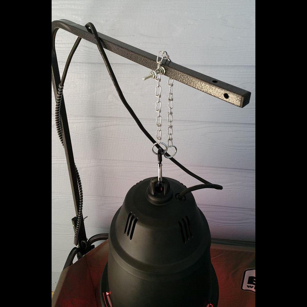 Puppy heat hot sale lamp stand